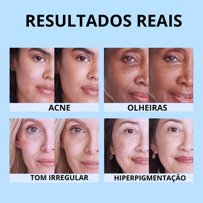 Hidratante com cobertura e corretivo tudo-em-um