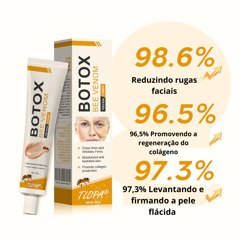 Creme Remoção de Rugas com Botox e Veneno de Abelha