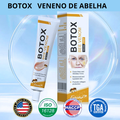Creme Remoção de Rugas com Botox e Veneno de Abelha