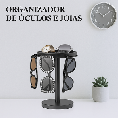 Suporte giratório para óculos