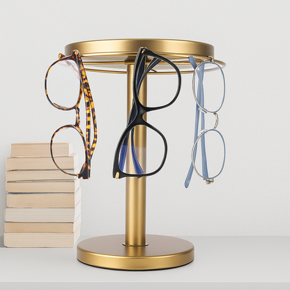 Suporte giratório para óculos