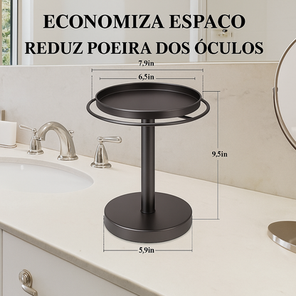 Suporte giratório para óculos