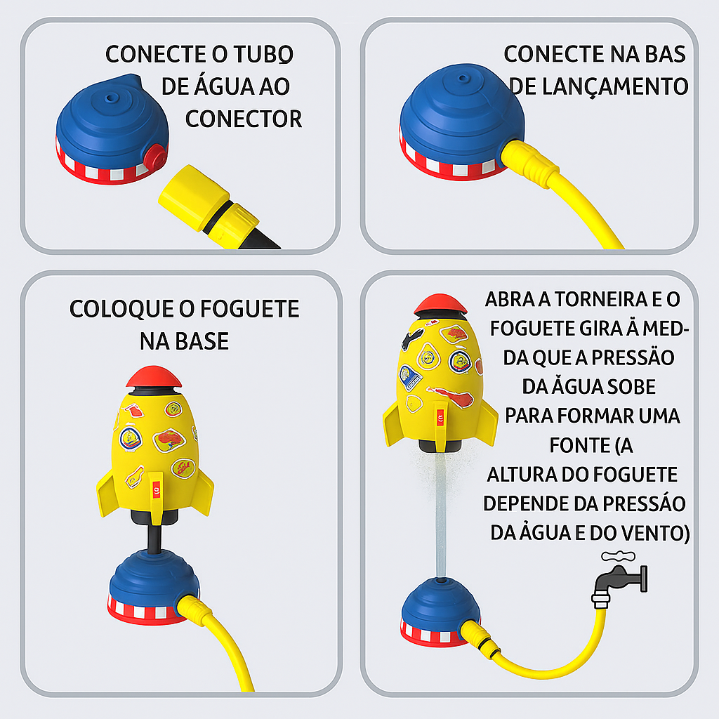 Brinquedo aquático Rocket Splash