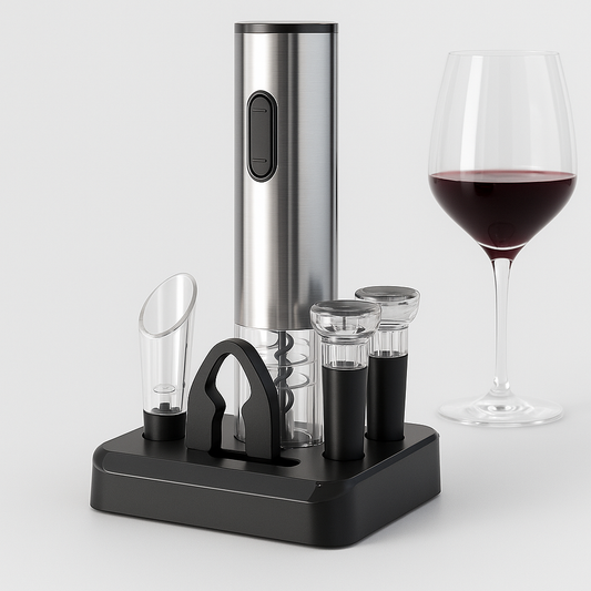 Abridor de Garrafas de Vinho Elétrico Recarregável