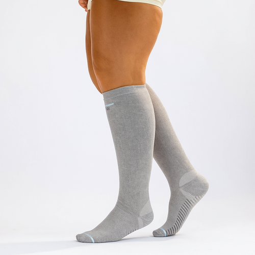 Meias de Compressão de Bambu Premium com Aderência