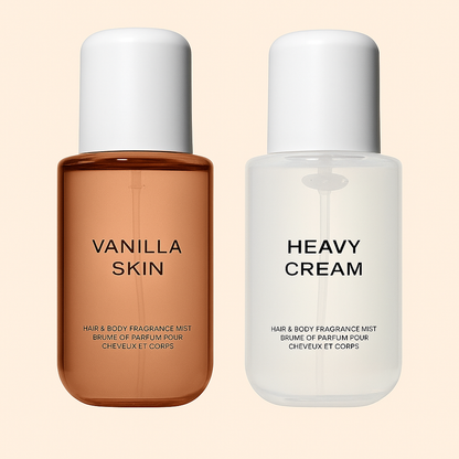 Conjunto Duo de Bruma Corporal Baunilha e Creme