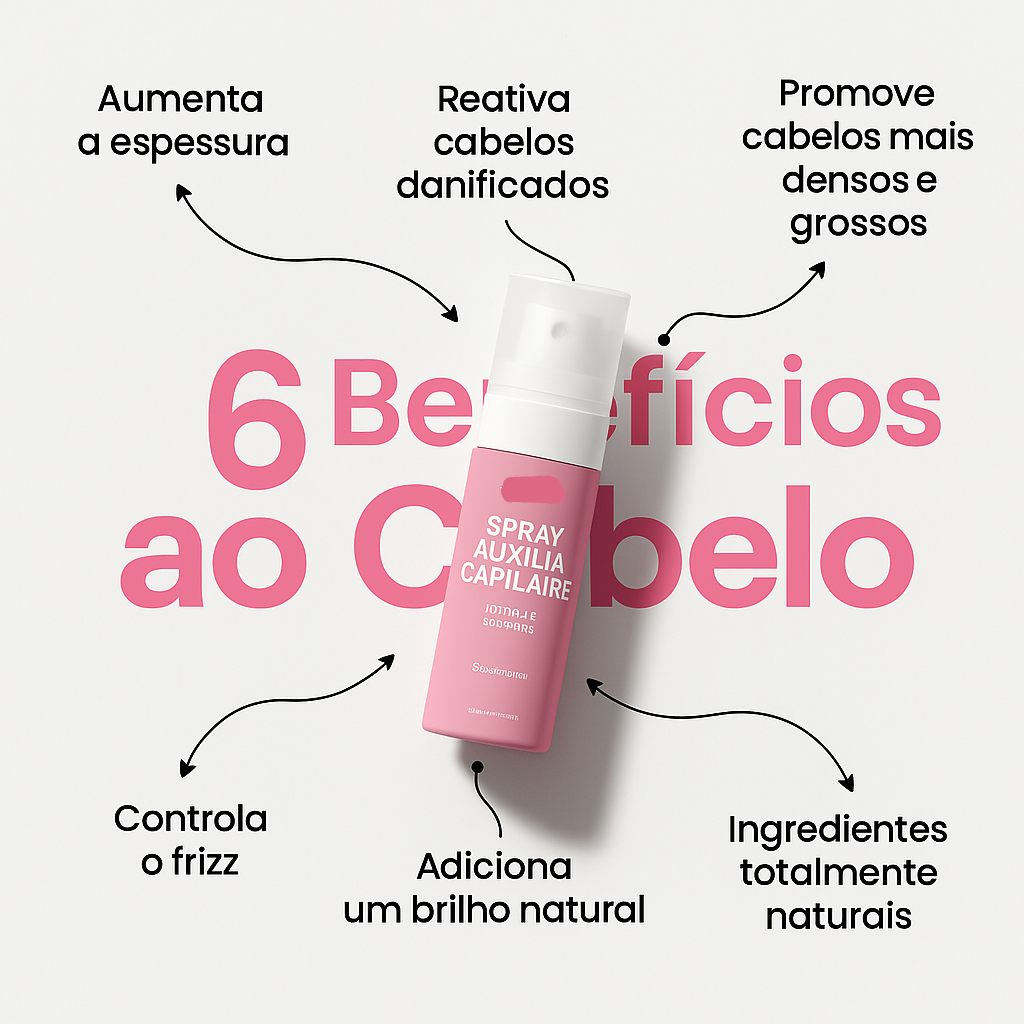 Spray Auxiliar para Cabelo