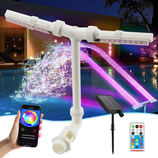 Fontaine à jet lumineux pour piscine