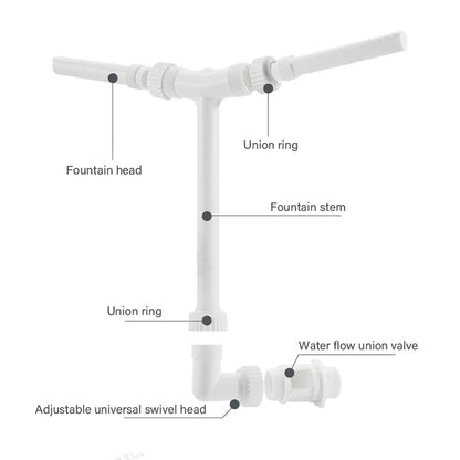 Fontaine à jet lumineux pour piscine